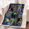 Mysterious Mandala Aesthetic Decorative Blanket Sofa Bedroom Flannel Blanket Direct Supply
