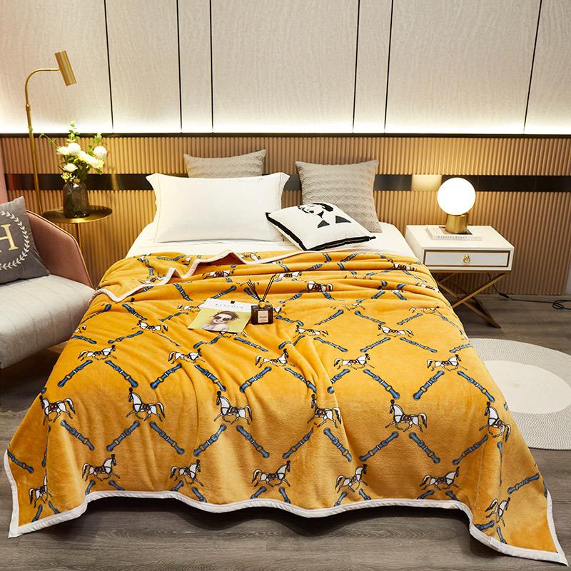 Новое одеяло с принтом, Одеяло Marten, Одеяло для дивана, Утолщенное подарочное одеяло, Ворсовое одеяло, Одеяло Farai