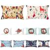 Растения Серия Рождественская Поясничная Наволочка Персиковая Кожа С принтом Чехол для Подушки на Диван Домашний Текстиль Чехол для Подушки