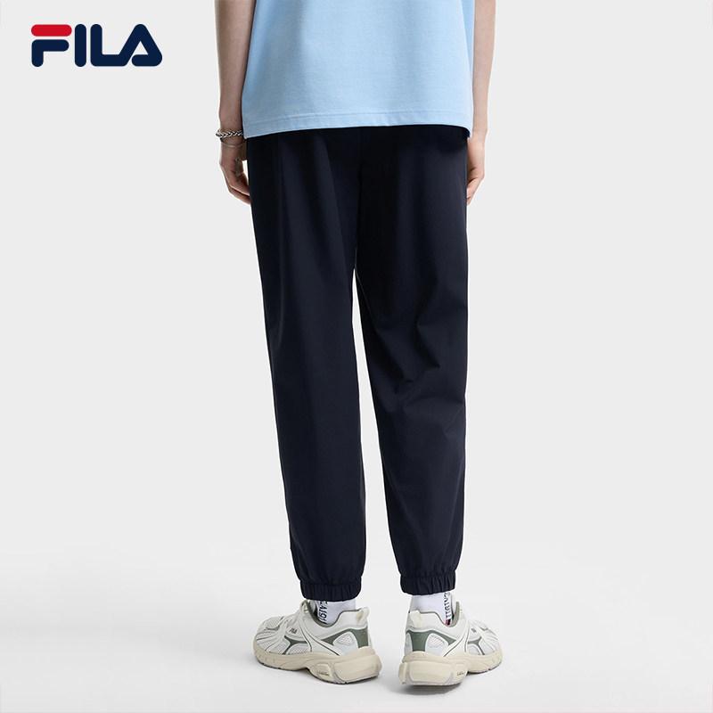 Fila Модный Тренд Классический Ретро Спортивный Универсальный Удобный Зауженный Плетеный Повседневные Брюки Мужские Низ Легендарный-Синий F11M629801FNV