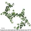 Зеленая искусственная виноградная лоза для декора стен в помещении и на балконе