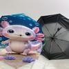 1PC Axolotl Ocean Umbrella-8-Rib Reinforced Portable Folding Travel Suitable for All Seasons Outdoor Daily Use  -J0353
