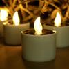 6pcs Warm White Candles Lights Solar Flickering Candles New Sensor Decor Lamp  Garden Lighting