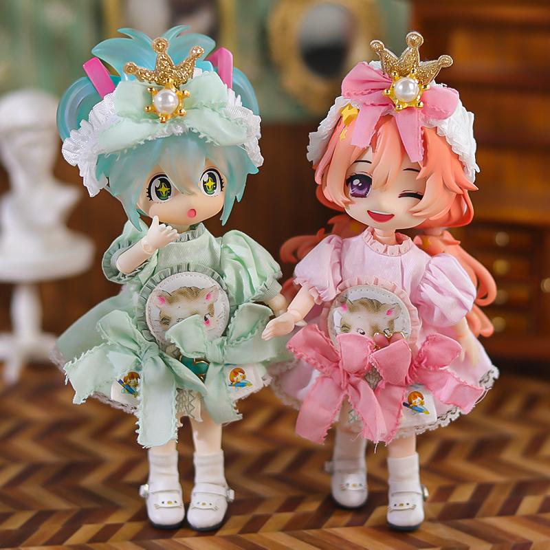 OB11 BJD Милая кукла Платье Одежда для ob11 Стиль Лолита obitsu11molly1/12 bjd Кукольная одежда Аксессуары Прочная игрушка