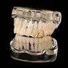 1/2pcs Hip Hop Wearable Tooth Jewelry Gold Color Charm Teeth Grillz Trendy Dental Grills  Gift