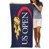 Теннисный турнир US Open Пламя Пляжное полотенце С узором Солнцезащитное и ветрозащитное Подходит для бассейна Кемпинга Путешествий Одеяло