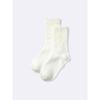 GU by Uniqlo Style Heat Crew Socks  Blocking 