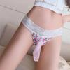 Новые Сексуальные Мужские Кружевные Трусики Sissy Дышащее Нижнее Белье Карман для Пениса Закрытый Открытый Чехол Стринги Мужские Бикини с Цветочным Принтом FF01