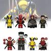 Kt1076 Wolverine Deadpool Magneto Strongman Building Block Figurines For Creative Play And Imaginative Fun
