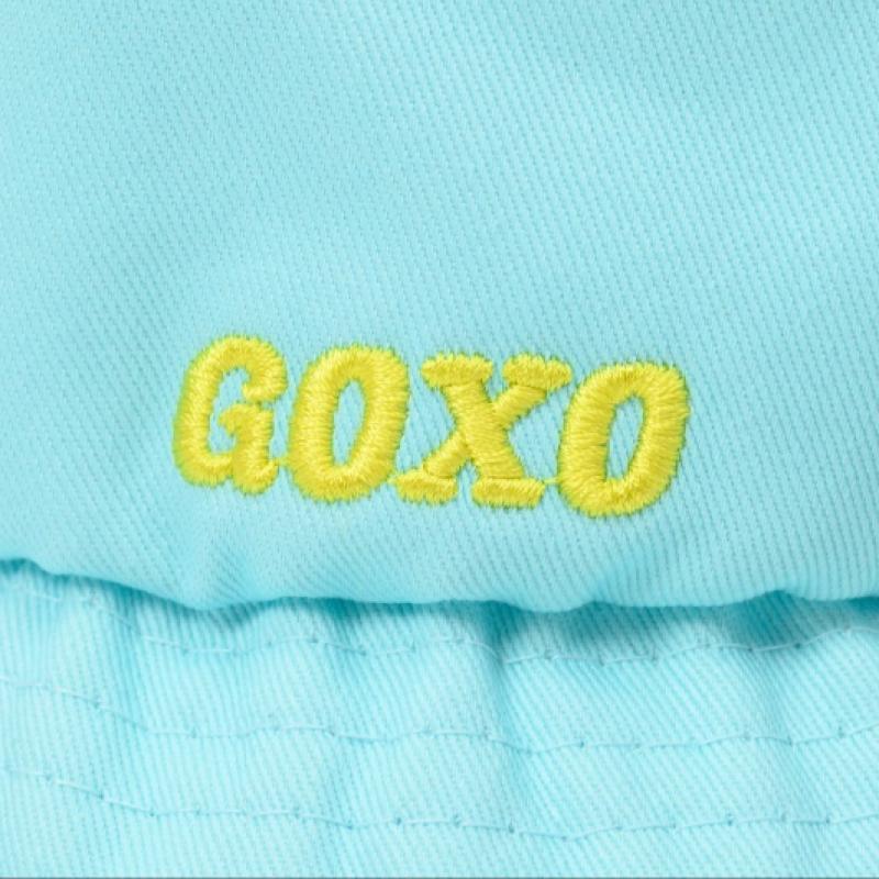 GOXO Естественно сидящая панама-ведро небесно-голубого цвета