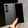 Матовый кожаный чехол однотонный для Samsung Galaxy Z Fold 7 6 4 fold7 ZFold Покрытие Бизнес Шарнир Ударопрочная задняя крышка