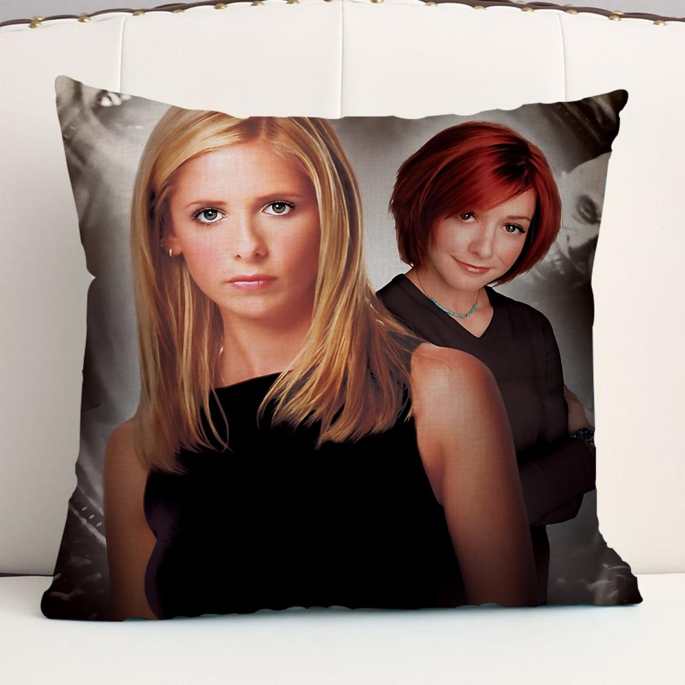 Buffy The Vampire Slayer Pillow Anime Pillow Sofa Bed Head Pillow Cover Cushion Cover 45X45 Cm Fashion