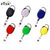 Plastic Badge Reel Retractable Keychain ID Card Holder Keyring Key Chains for ID Card Holder