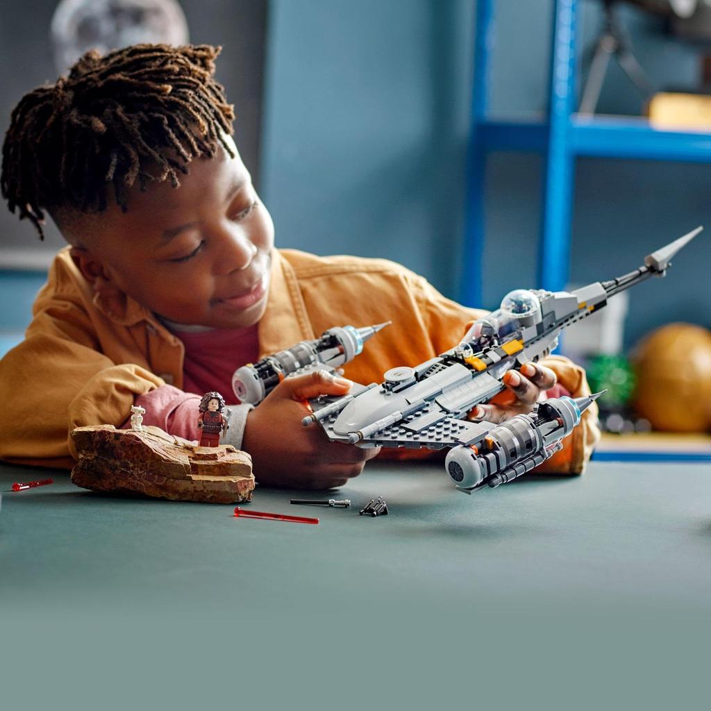 LEGO Star Wars Mandalorian Starfighter Toy Игрушка Подарок на день рождения Блок Рождество Мальчики Девочки Дети 9 лет 10 лет 11 лет Начальная школа