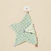 Baby Soothing Towel Teether Plush Toy Soft Bean Fleece Sleeping Hand Puppet for Infants