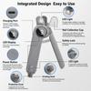 2-in-1 Pet Nail Trimmer Rechargeable Electric Nail Clipper Grinding Cat Claw Clippers  for Dogs