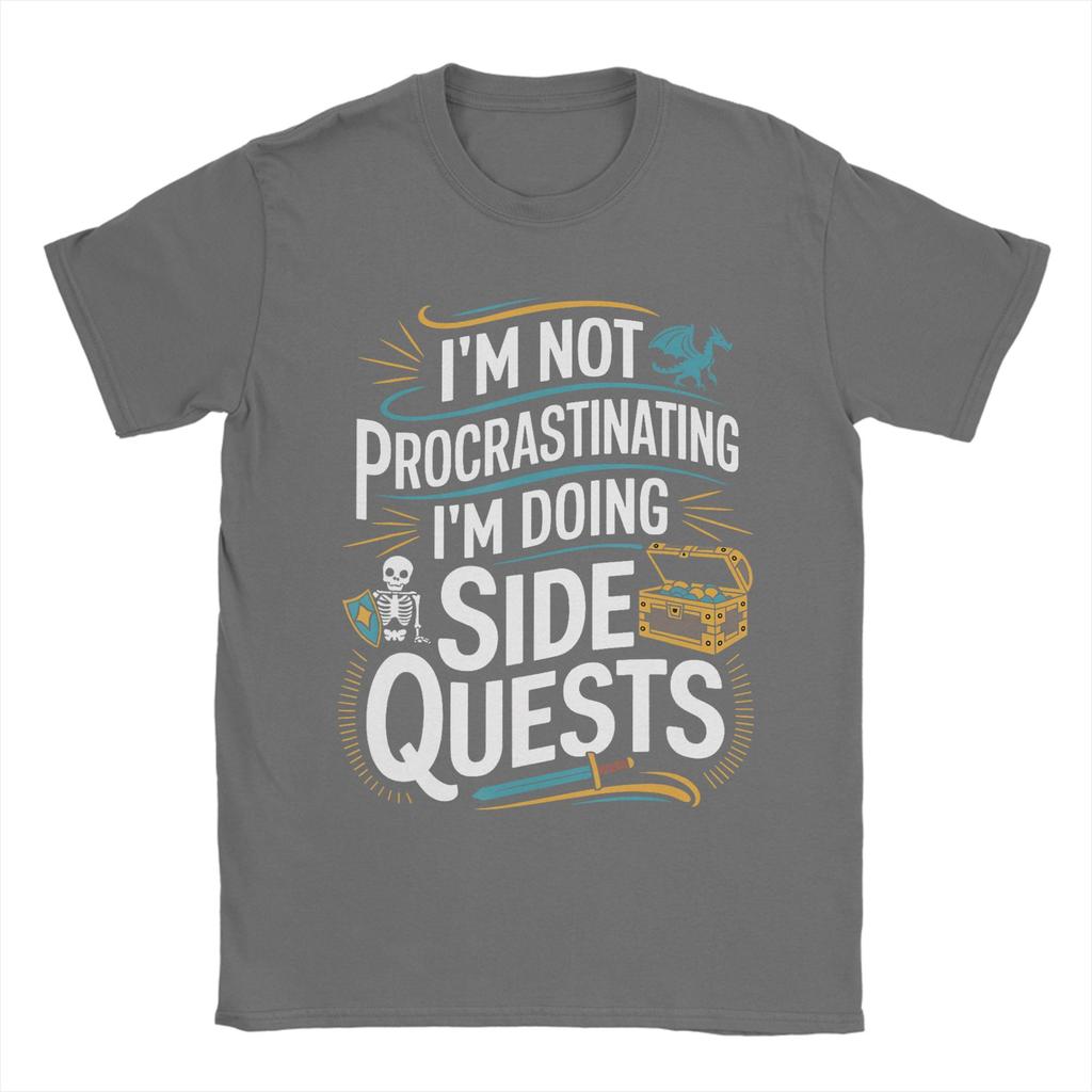 Neck Humorous Gaming Graphic Unisexs T Shirts Vintage Tees Short Sleeve Round Neck TShirts Pure Cotton 4XL 5XL 6XL Clothing