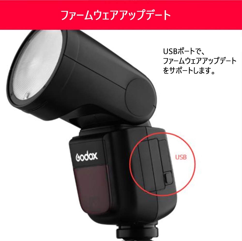 Авторизованный агент Техническое соответствие Godox Flash Strobe TTL Круглая головка Вспышка Speedlight 10-уровневая светодиодная пилотная лампа Совместимость с камерами Canon
