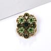 Pin Corsage Clothing with Crystal Brooch Wholesale Alloy Rhinestone Small Fashion Trade Card Accessories