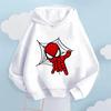 Avengers Spider-Man Print Hoodie for Boys and Girls, Casual Autumn/Winter Superhero Marvel Kids Comfortable Pullover Sweatshirt