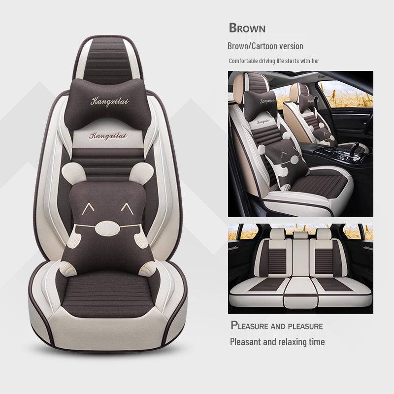 Four Seasons Universal Full Coverage Car Seat Cushion for MGZS, MG3/3SW, Roewe MG65, MG5
