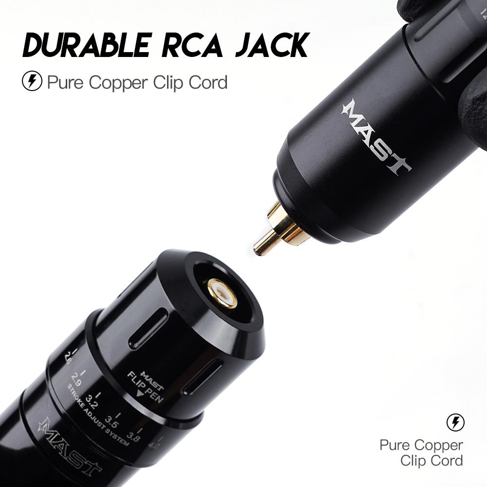 Роторная машина для татуировки с поворотной мачтой с беспроводным аккумулятором T1, принадлежности для татуировки