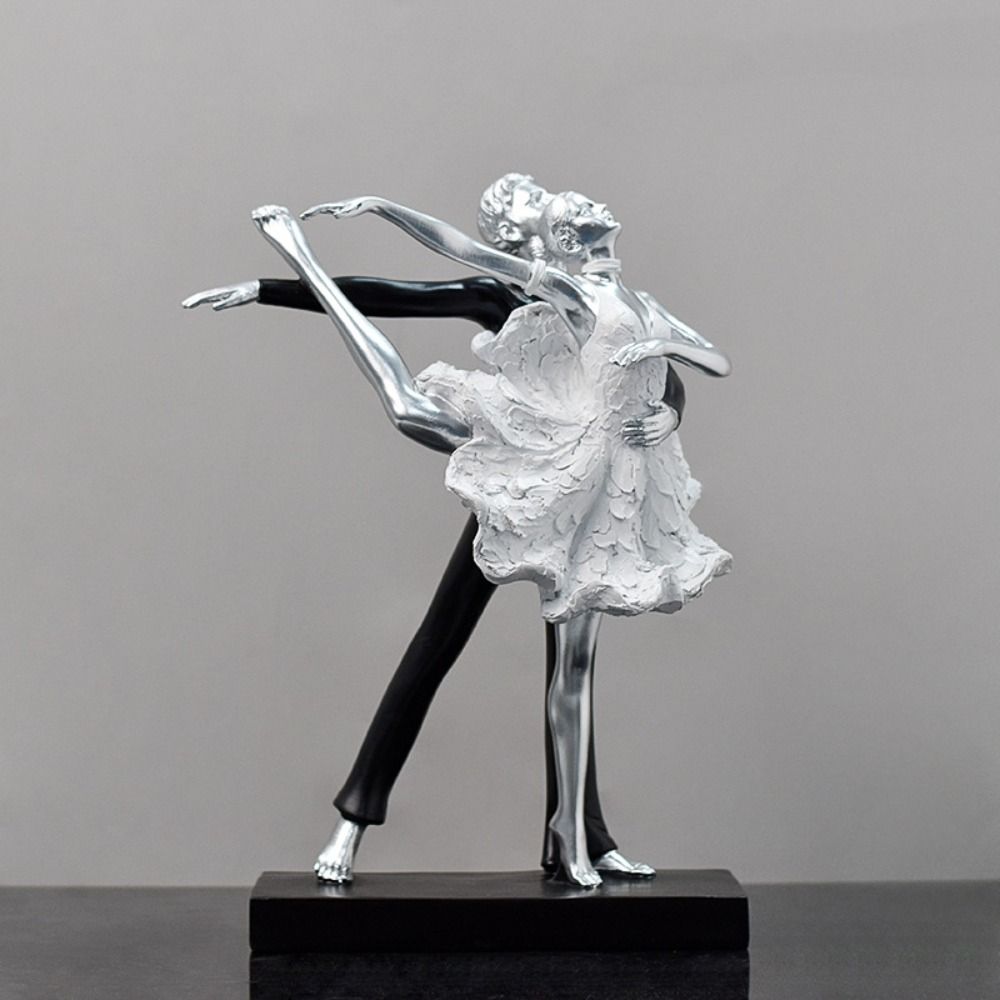Abstract Dancer Statue Resin Miniatures Figurine Sculpture  Wine Cabinet Entrances