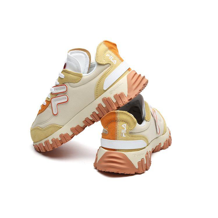 Fila Fusion Ткань для бега Heritage Синтетическая кожа Rt70 Ретро Амортизирующие Прочные Низкие Кроссовки для образа жизни Женская кроссовка T12W141101FCJ