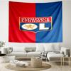 Lyon Football Crest Printed Tapestry, for Bedroom,Livingroom, dormitory, Large Wall Decor, Fabric Decor Fan Birthday Gifts