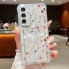 Чехол-кошелек для телефона с карманом для карт для Samsung Galaxy S26 S25 S24 Ultra S23 S24 FE A57 A17 A56 A55 A25 A16 A36 A15 Чехол с принтом «Маленький цветок»