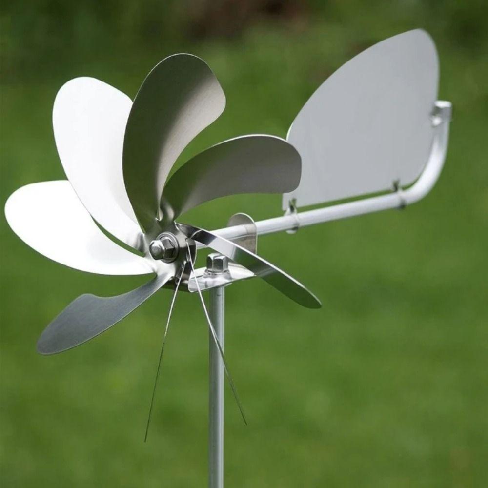 Waterproof Metal Wind Spinner for Yard Removable Wind Sculptures Rotating Garden Pinwheels Outdoor