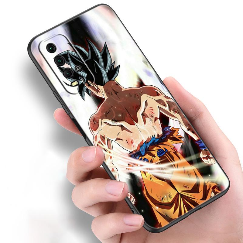 Силиконовый чехол для телефона Anime Son Goku Ultra Instinct для Xiaomi Redmi Note 10 10T 10S 9S 8T 9 8 7 Pro Max 9A 9C 9T черный мягкий чехол