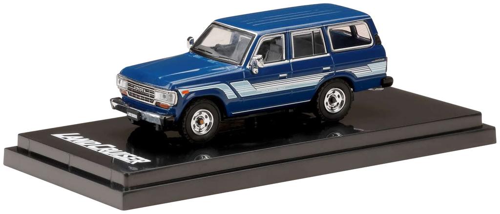 Hobby JAPAN Toyota LANDCRUISER 60 GX 1988 Optional Side Sticker Blue Finished Product HJ642039BBL 1/64 /