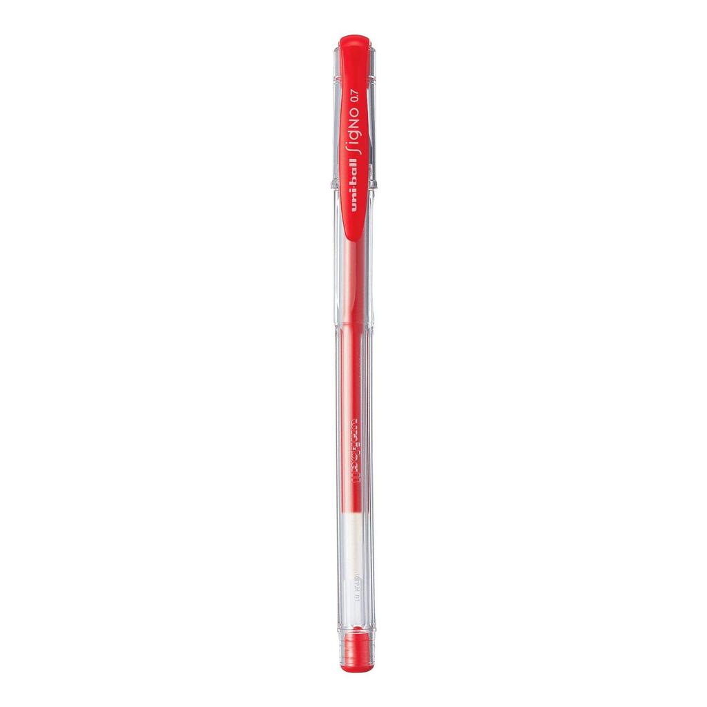 Uni-ball Signo UM-100 0.7mm Red Gel Pens Pack of 6 for Smooth Writing, School, Office & Home Use