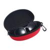 Portable Eyeglasses Protector Case with Hook Men Women Zipper Box Eye Glasses Box Sunglasses Bag Shell Clam Pouch Hard Case