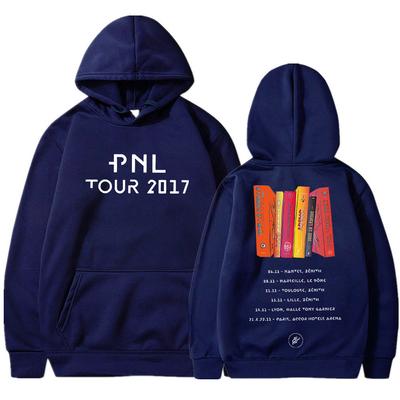 PNL Tour 2017 толстовки с капюшоном французского рэпера Le Monde Chico с принтом альбома для мужчин и женщин, толстовки унисекс, пуловеры в стиле хип-хоп, одежда