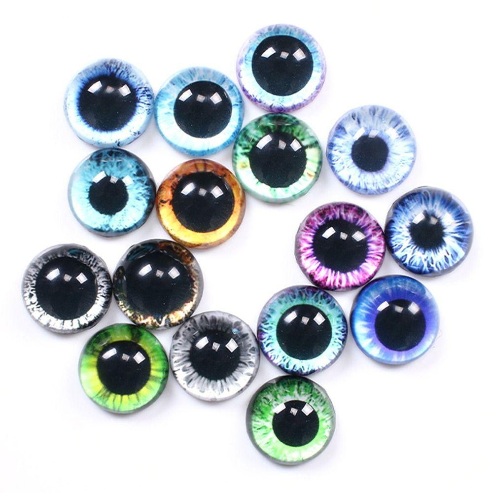 20pcs/10pairs 6mm-20mm Eyes Crafts Eyes Crystal Dolls DIY Tools  DIY Doll Accessories