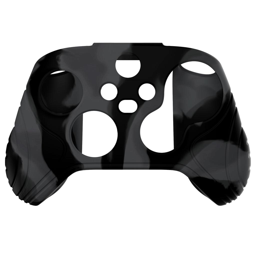 EXtremeRate PlayVital Самурайское издание Силиконовая накладка-скин для Xbox Series с черными накладками на стики Мягкий резиновый чехол-защита для Xbox Core Wireless