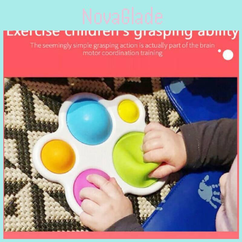 Portable And Entertaining Bubble Pop Fidget Keychain For Adults