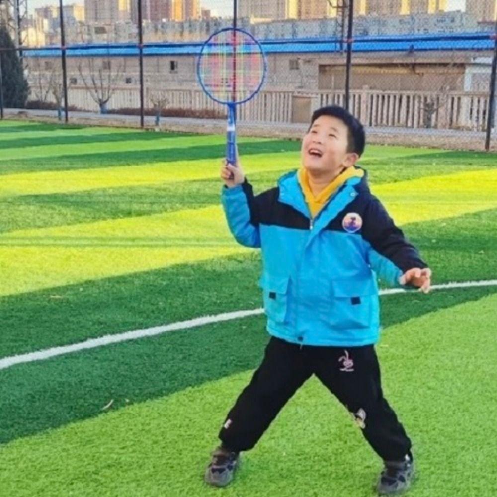 Shock Absorbing Children Badminton Racquets Lightweight Badminton Racket Set Tennis Equipment