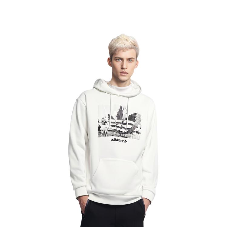 adidas Оригиналы GRAPHICS COMMON MEMORY Свитшот Мужской Белый HC7164