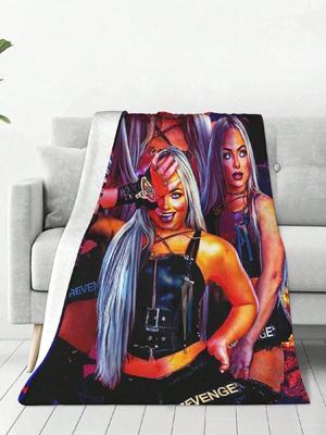 Liv Wrestler Morgan Throw Blanket Comfortable Air Conditioner Blanket Twin Size Blankets For All Seasons Modern Blankets For Office For Beach 40x30