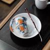 Керамическая чайная чашка с ручной росписью пионов Гуаньлань, одиночная чашка мастера Кунг-фу для личного использования или для гостей
