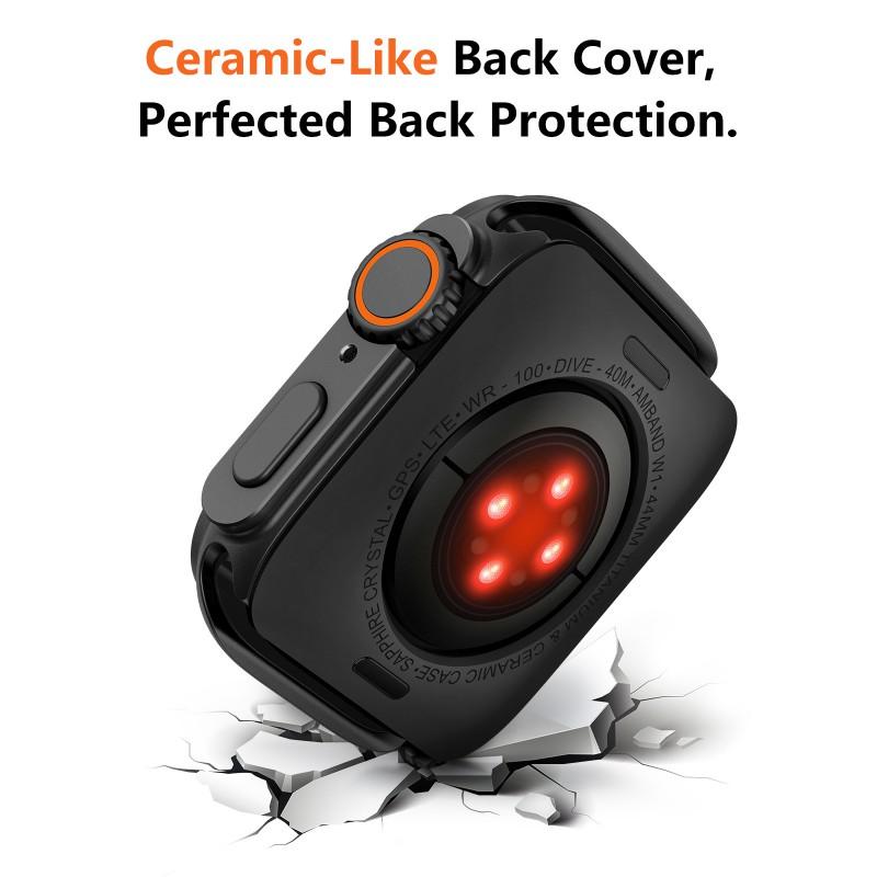 Metal Bumper Case Watch 44 45 46 49mm Alloy Protective Cover