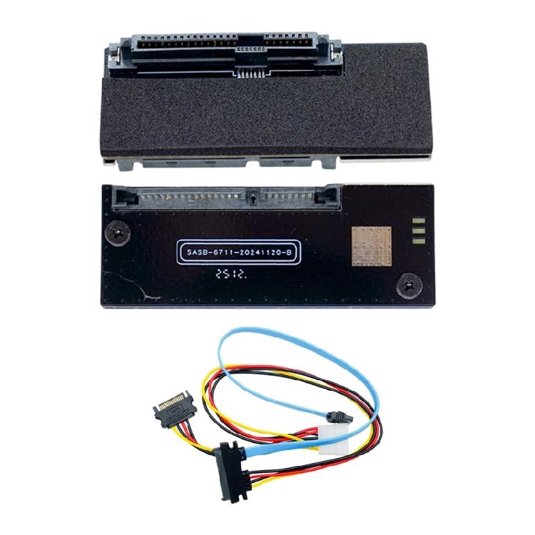 Hard Drive Interfaces Converters 29Pin to 22Pin SATAs to SASs with Toolless Installation Wide Compatibility ABS Build