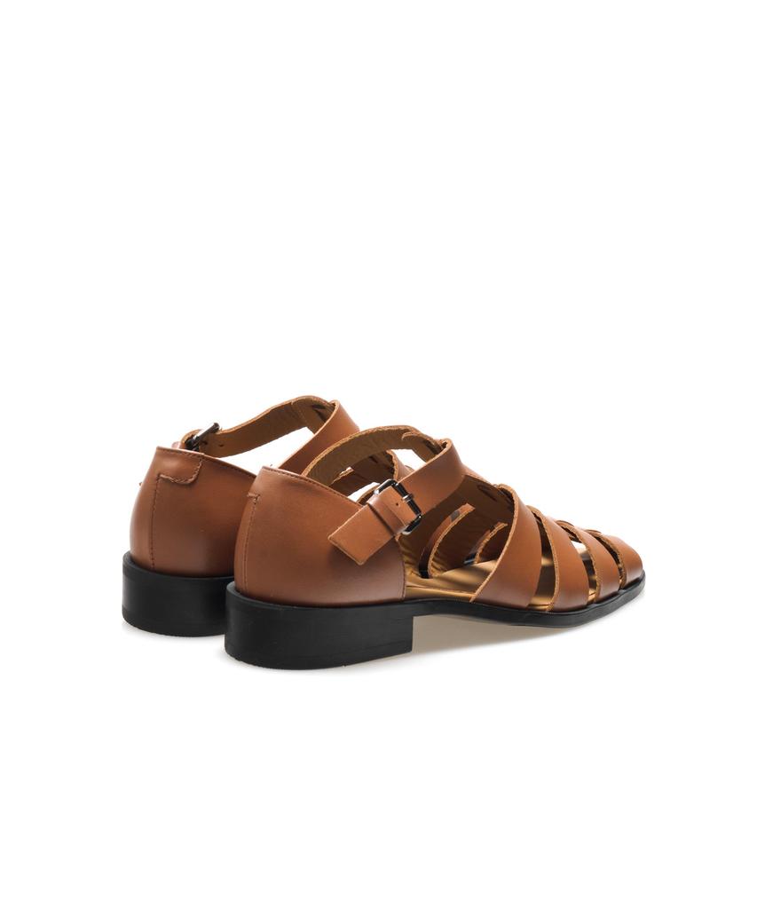 Allclassic Alc7000 Gladiator Sandals_Camel Brown