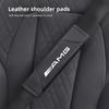 MITV3 2Pcs Soft and Comfortable Car Seat Belt Cushions Valve cap For Mercedes Benz AMG Smart W205 C300 W203 W206 W108 W124 W126 W140