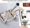 Electric Wire Welding Fixture Heavy-Duty Aluminum Alloy DIY Welding Tool Heat-Resistant Ceramic Soldering Clip for DIY Enthusiasts