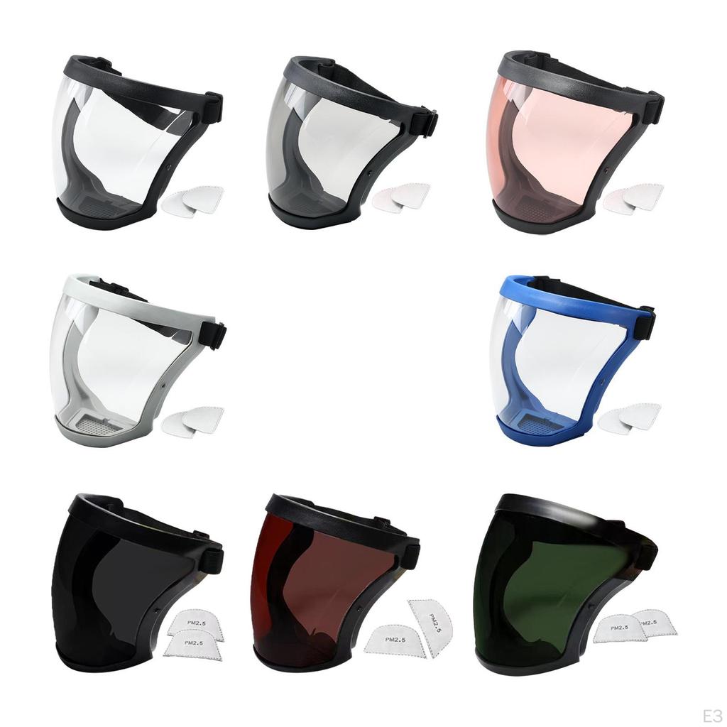 Full Face Shield Grinding for Cutting Weed Whacking