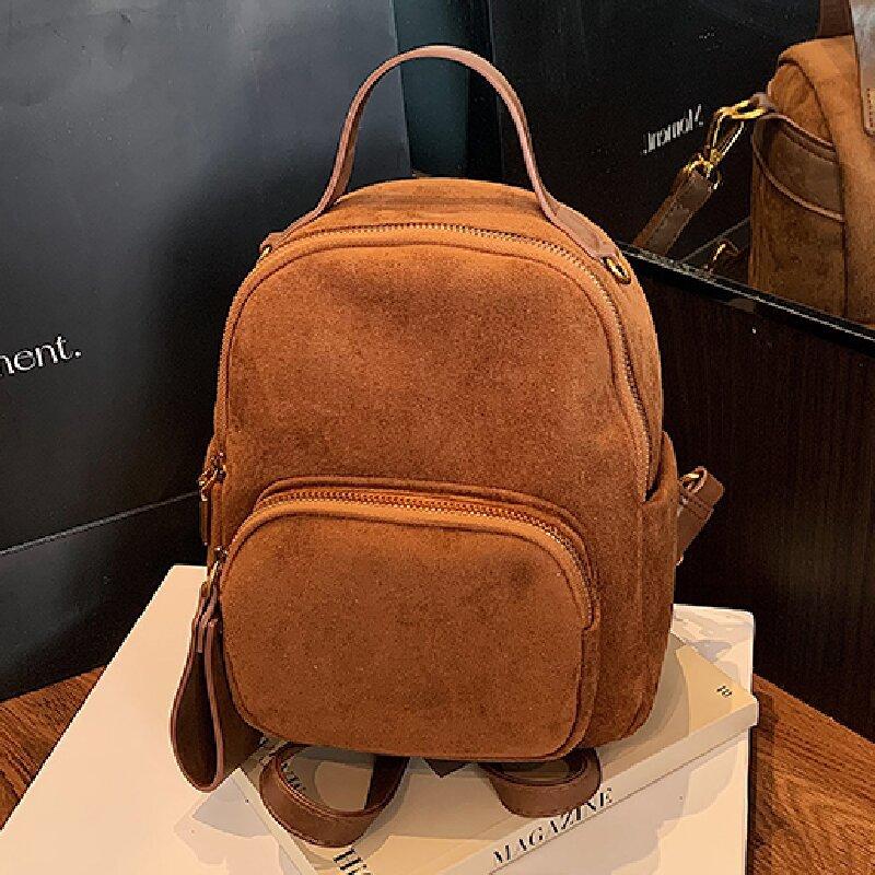 Универсальный простой школьный рюкзак в стиле академии, ретро леопардовый принт, литературный рюкзак для старшей школы, рюкзак большой вместимости